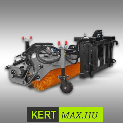 seprő söprő szegély út burkolat adapter kefe henger traktor rakodógép gép munkagép targonca hidraulikus kertész