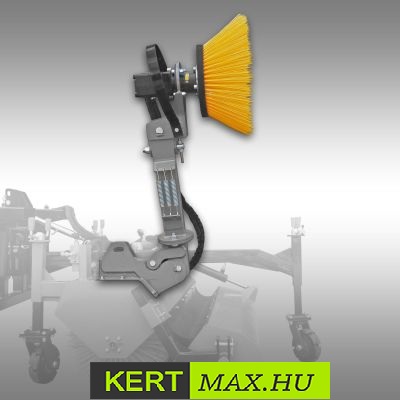 seprő söprő szegély út burkolat adapter kefe henger traktor rakodógép gép munkagép targonca hidraulikus kertész 